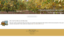 Tablet Screenshot of chestnutsonline.com